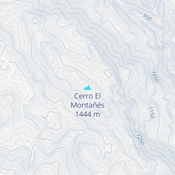 Map of Cerro El Montañés