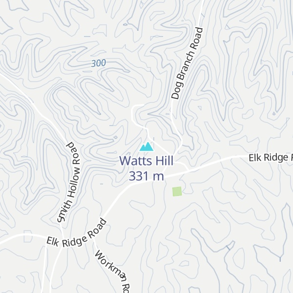 Map of Watts Hill