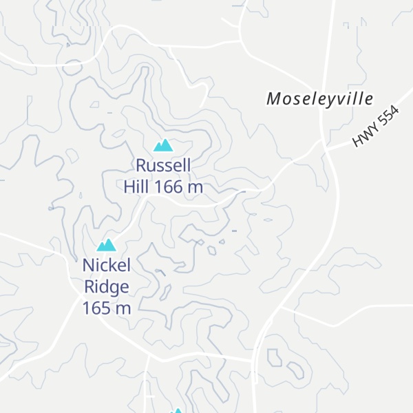 Map of Oglesby Hill