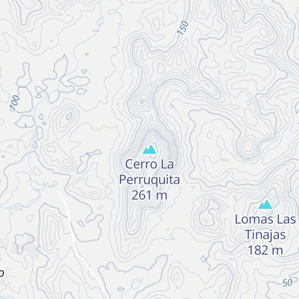 Map of Cerro La Perruquita