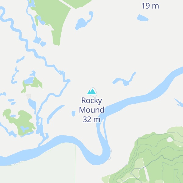 Map of Rocky Mound