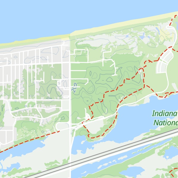 Map of Mount Chicago