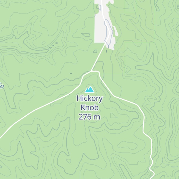 Map of Hickory Knob