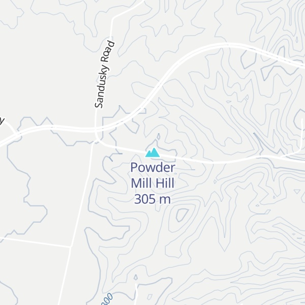 Map of Powder Mill Hill