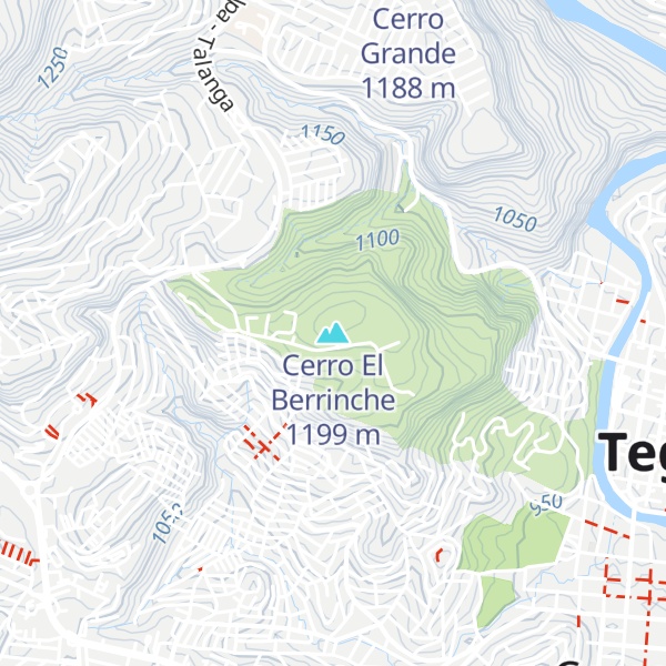 Map of Cerro El Berrinche