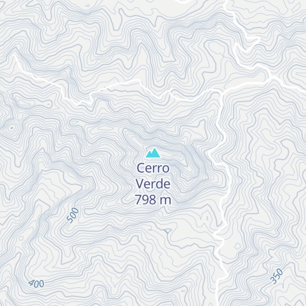 Map of Cerro Verde