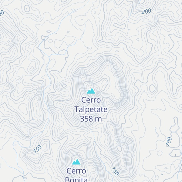 Map of Cerro Talpetate