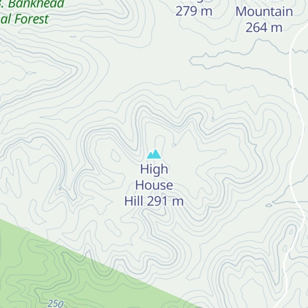 Map of High House Hill