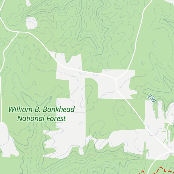 Map of Pool Knob