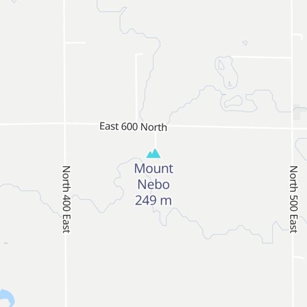 Map of Mount Nebo