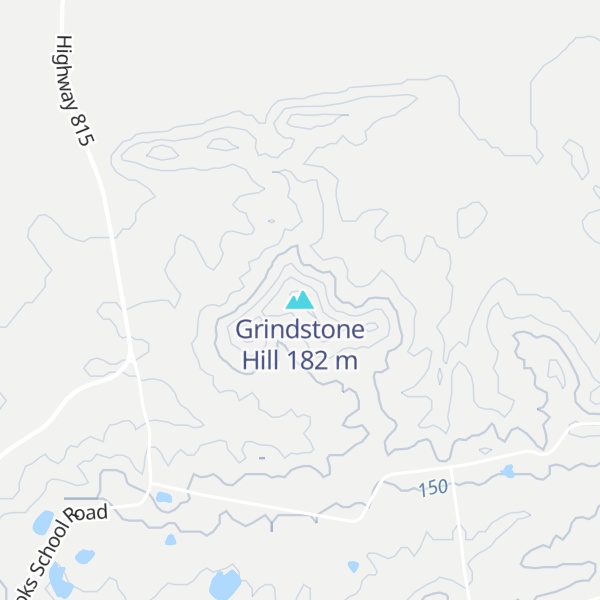 Map of Grindstone Hill