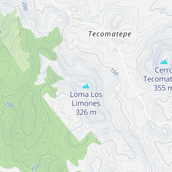 Map of Loma Los Limones