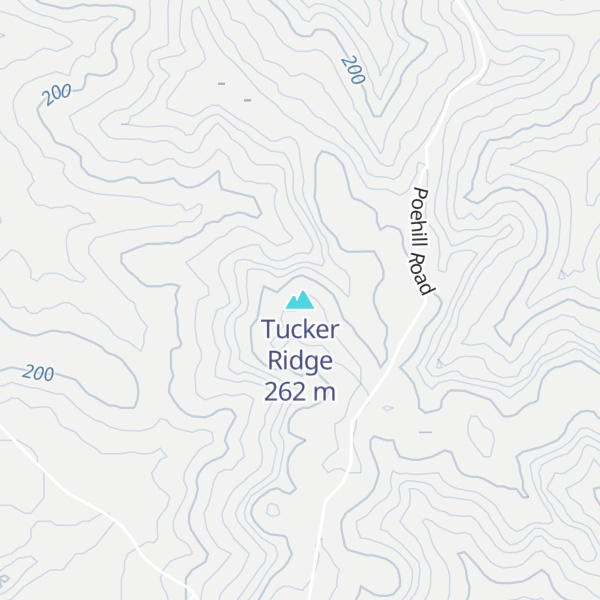Map of Tucker Ridge