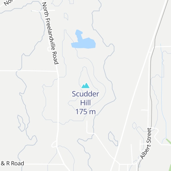 Map of Scudder Hill