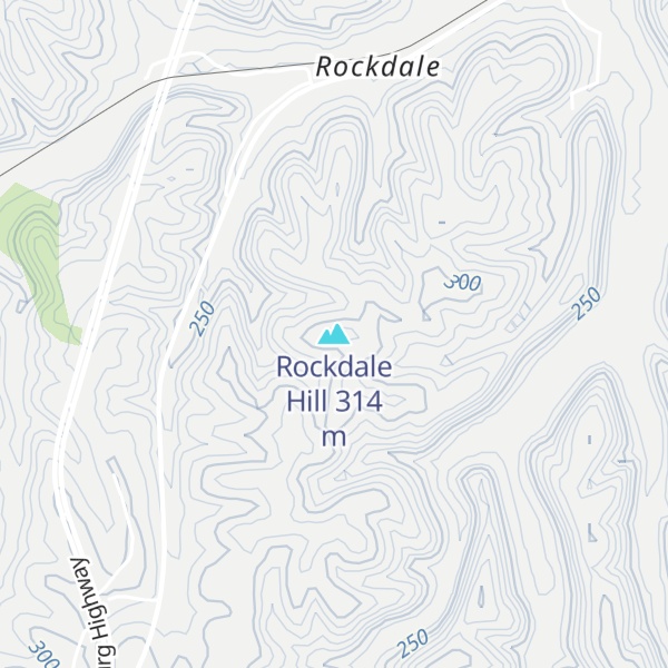 Map of Rockdale Hill