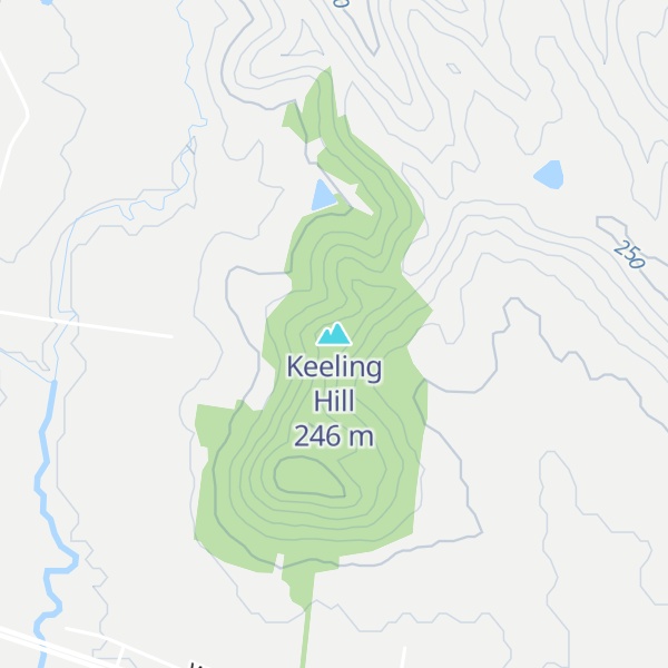 Map of Keeling Hill