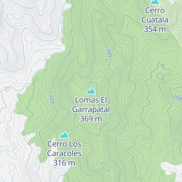 Map of Lomas El Garrapatal
