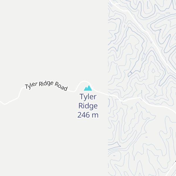 Map of Tyler Ridge