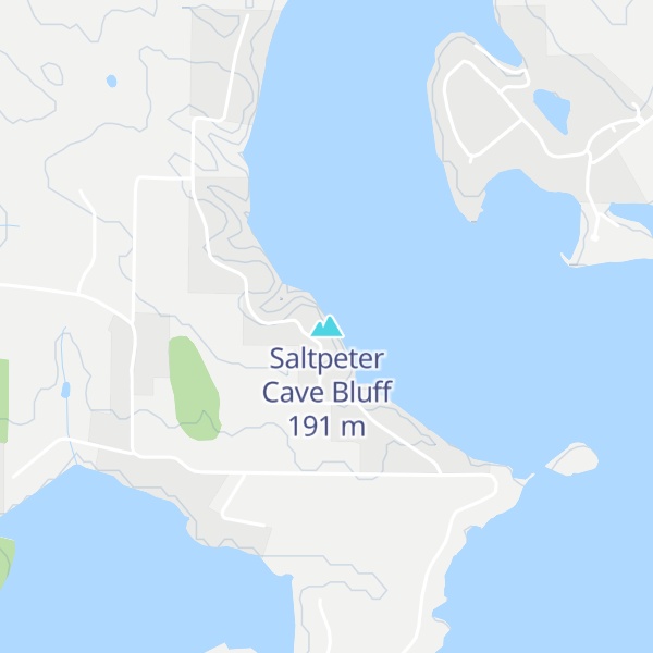 Map of Saltpeter Cave Bluff