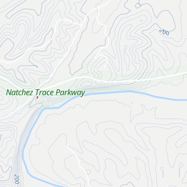 Map of Baker Bluff