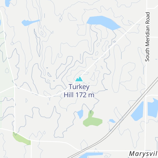 Map of Turkey Hill