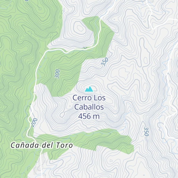 Map of Cerro Los Caballos