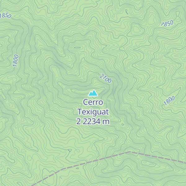 Map of Cerro Texiguat 2