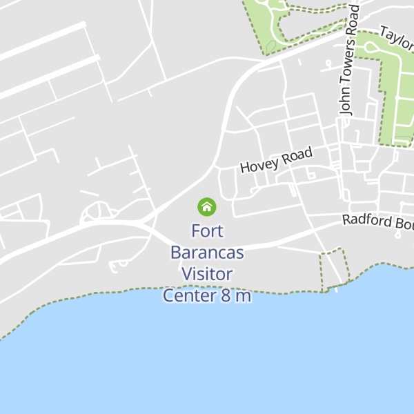 Map of Fort Barancas Visitor Center