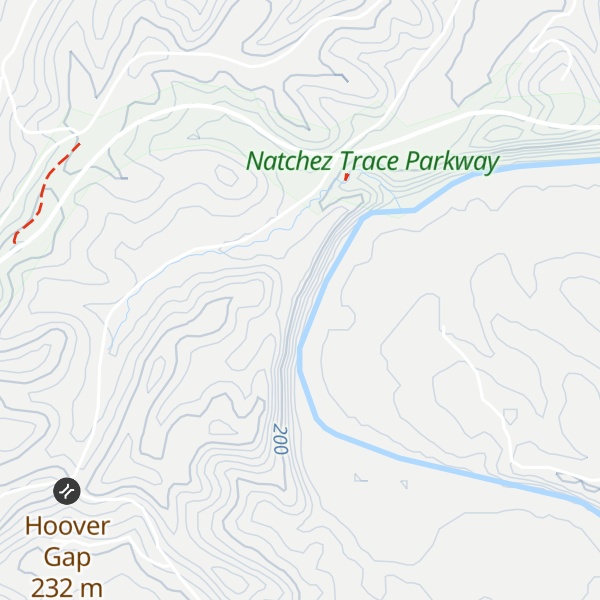 Map of Delk Bluff