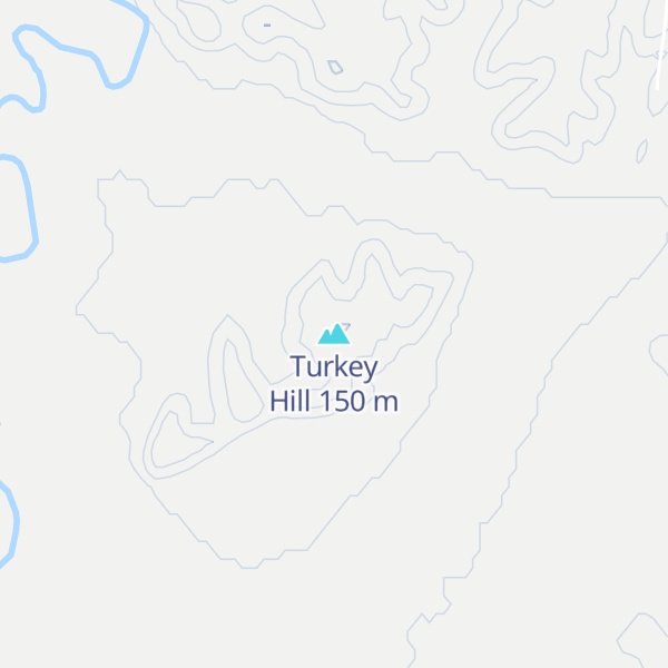 Map of Turkey Hill