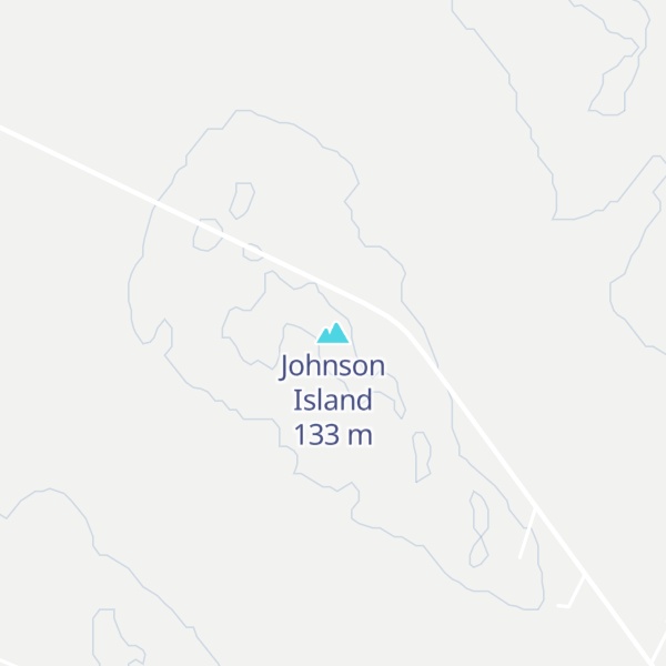 Map of Johnson Island