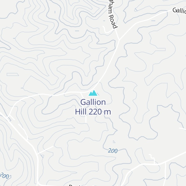 Map of Gallion Hill