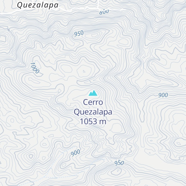 Map of Cerro Quezalapa