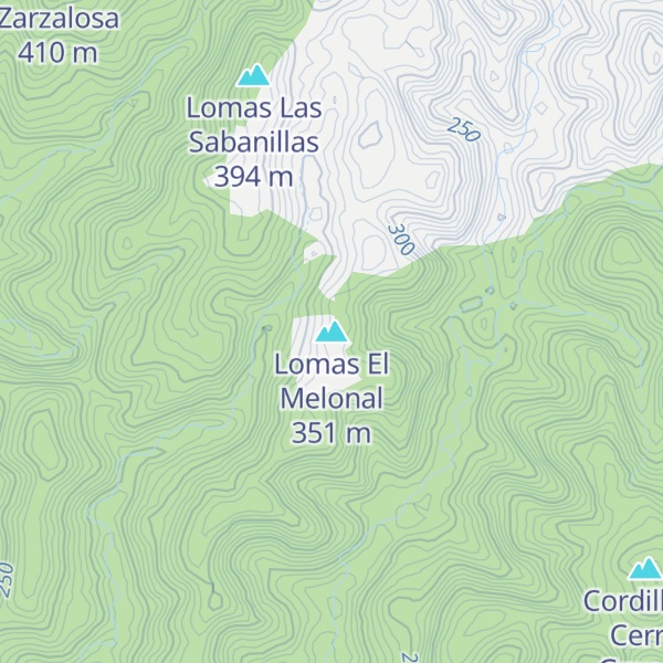 Map of Lomas El Melonal