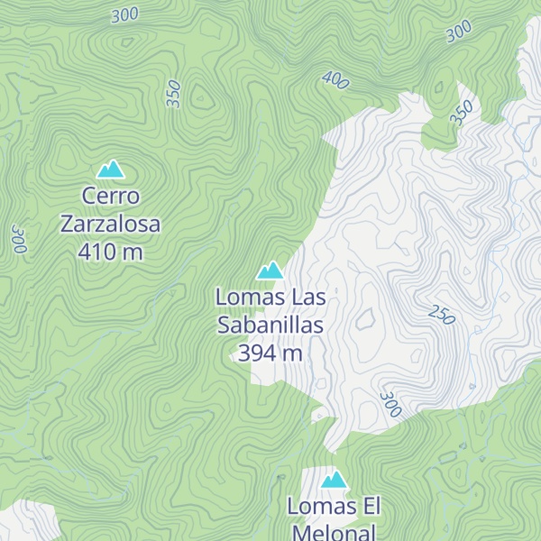 Map of Lomas Las Sabanillas