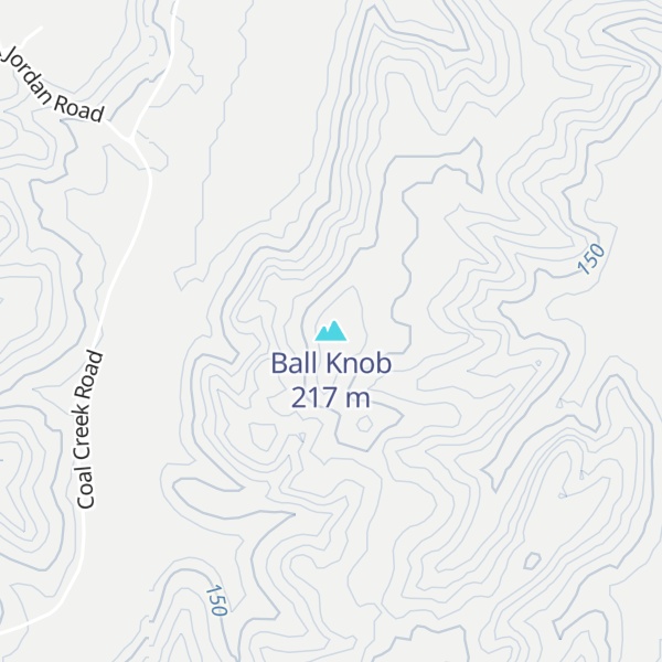 Map of Ball Knob