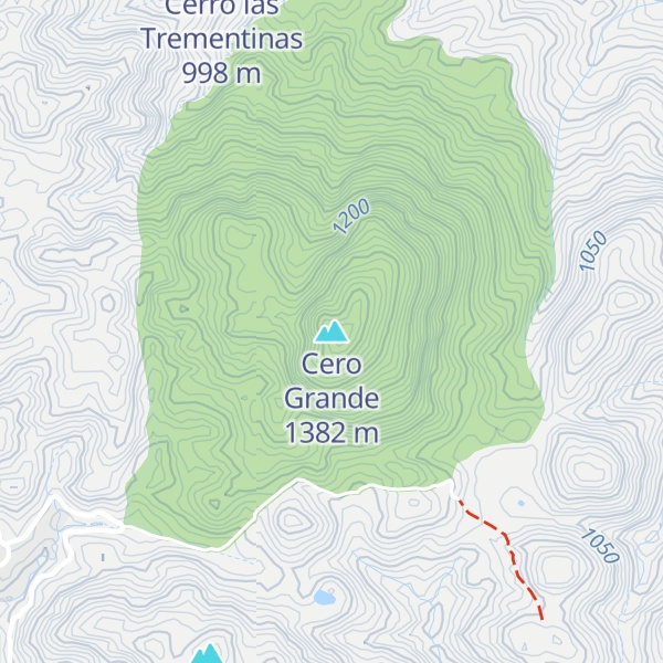 Map of Cero Grande