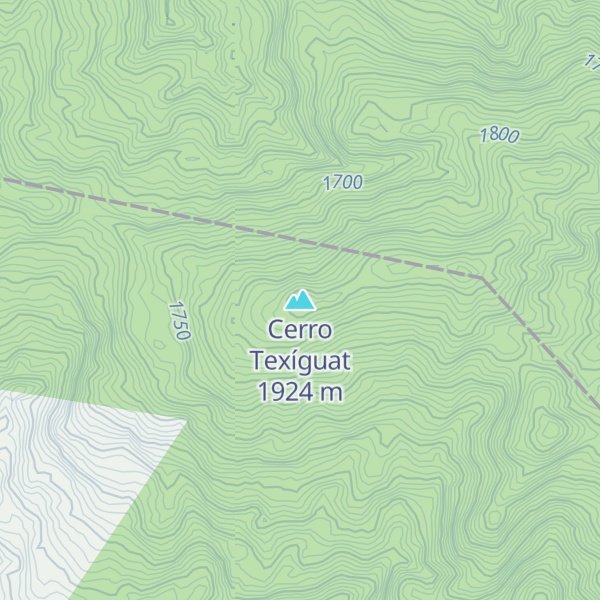 Map of Cerro Texíguat