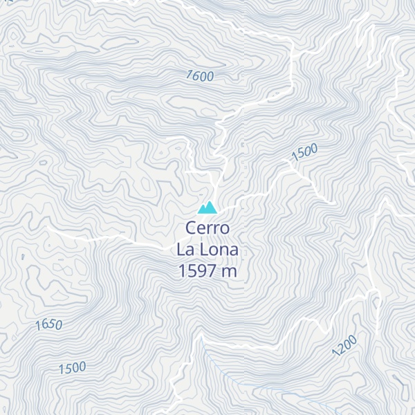 Map of Cerro La Lona
