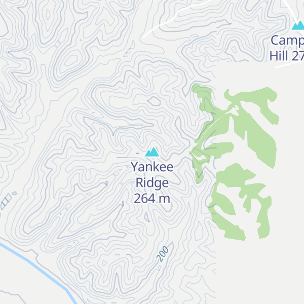 Map of Yankee Ridge