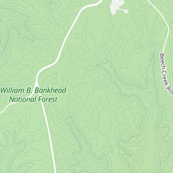 Map of McDougal Ridge