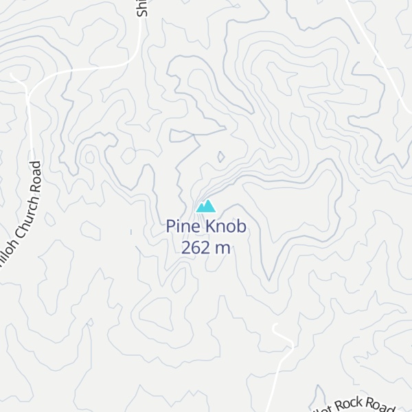 Map of Pine Knob