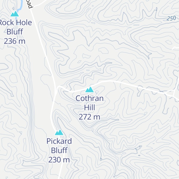 Map of Cothran Hill