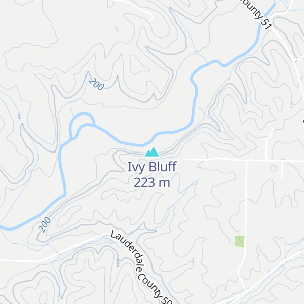 Map of Ivy Bluff