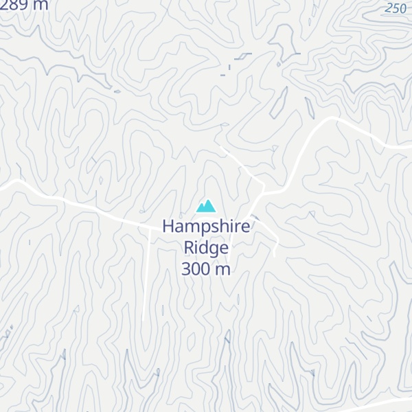 Map of Hampshire Ridge