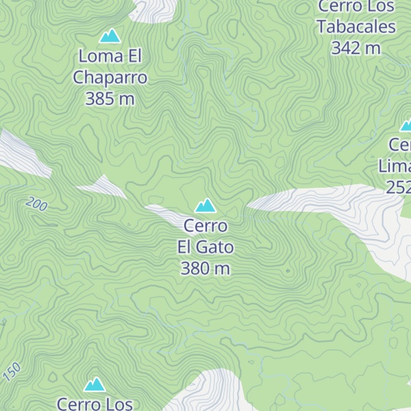 Map of Cerro El Gato