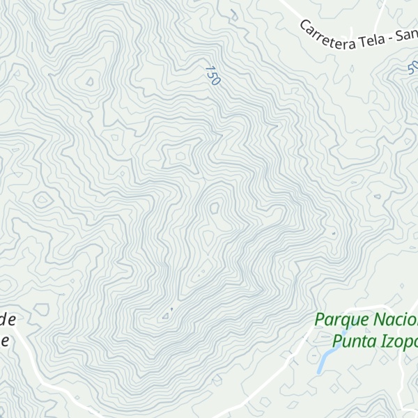 Map of Cerro La Leona