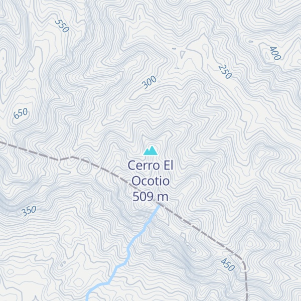 Map of Cerro El Ocotio