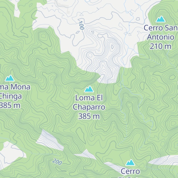 Map of Loma El Chaparro