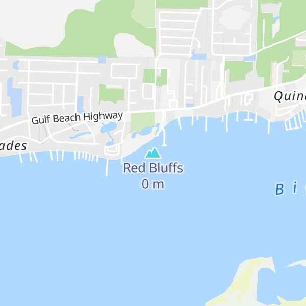 Map of Red Bluffs